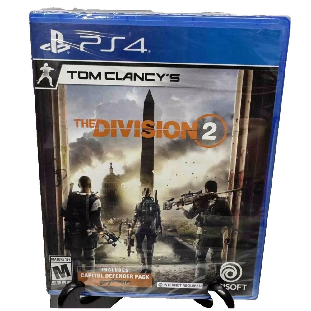 Tom Clancys The Division 2 PS4 Brand New Sealed Ubisoft Online Shooter RPG Base